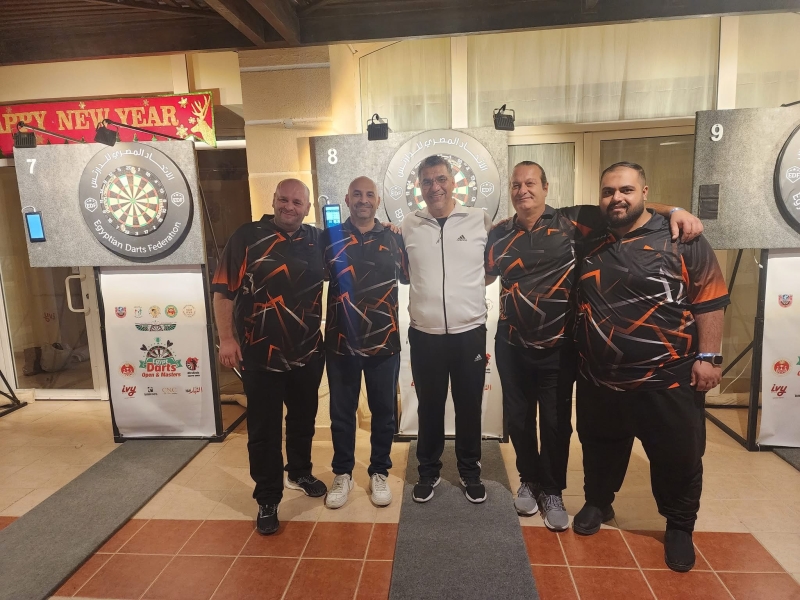 فريق جرين فيلد الأردني يتأهل إلى نصف نهائي بطولة شرم الشيخ الدولية للدارتس