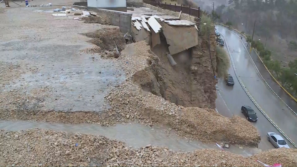 نقابة المهندسين في الكرك: لجنة لفحص أسباب انهيار سور في المدينة القديمة