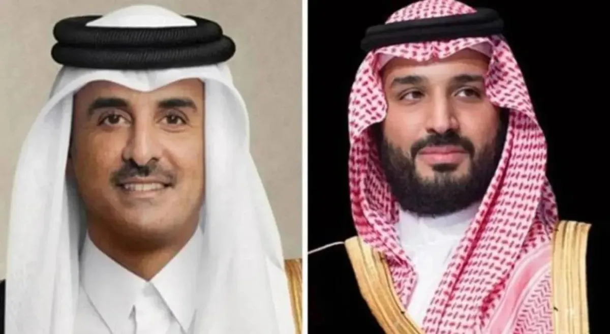 محمد بن سلمان وتميم بن حمد يبحثان هاتفياً مستجدات المنطقة مطلع 2026
