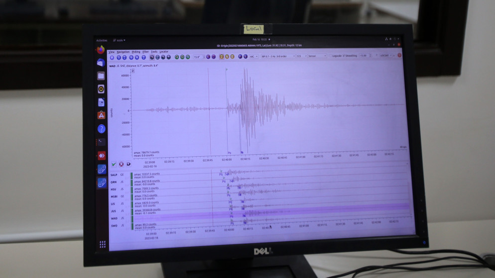 مرصد الزلازل الأردني يسجّل (106) زلازل محلية و(618) زلزالا إقليميا خلال عام 2025