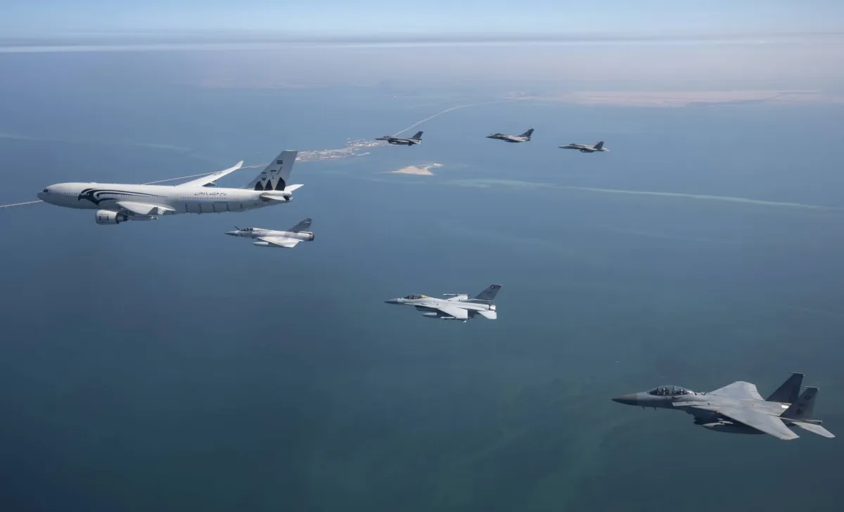 درع الخليج 2026 يختتم مناوراته في السعودية بعرض جوي مشترك