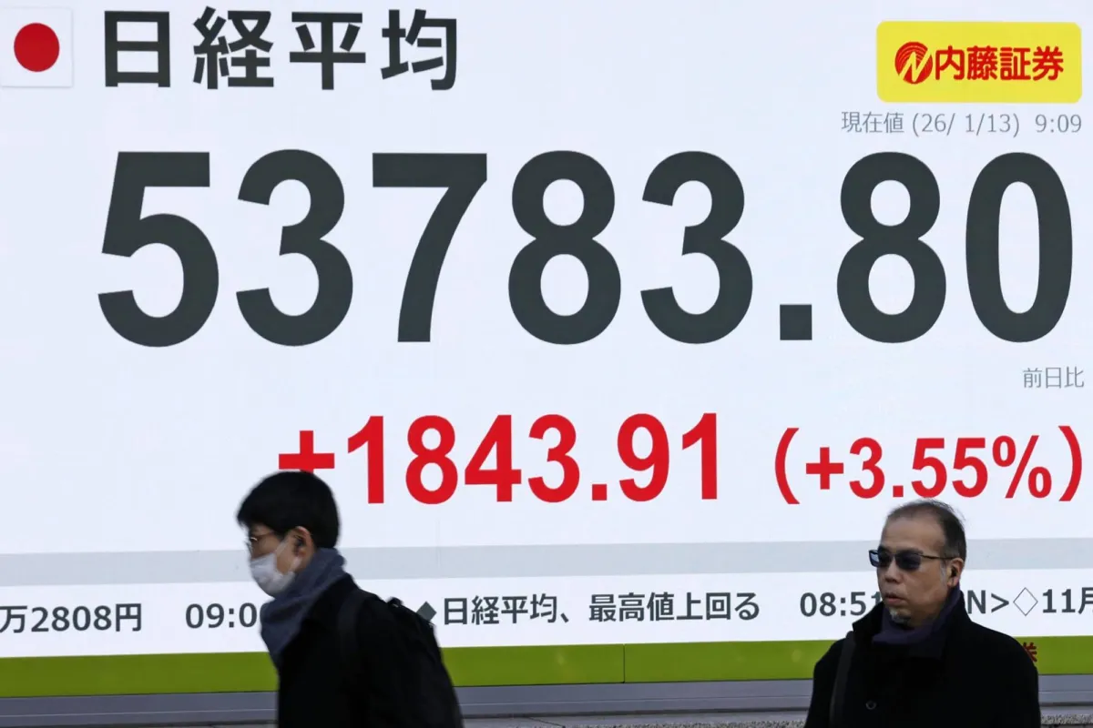 مؤشر نيكي الياباني يكسر سلسلة الارتفاعات القياسية متأثراً بأسهم التكنولوجيا والين