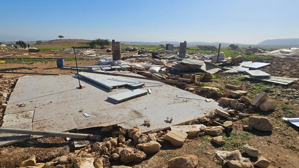 تقرير: تهجير قسري لـ20 أسرة بدوية من تجمع شمال أريحا