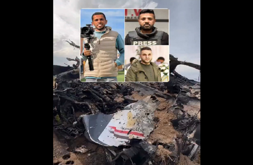 مقتل 3 صحافيين بقصف إسرائيلي استهدف مركبة للجنة المصرية في غزة