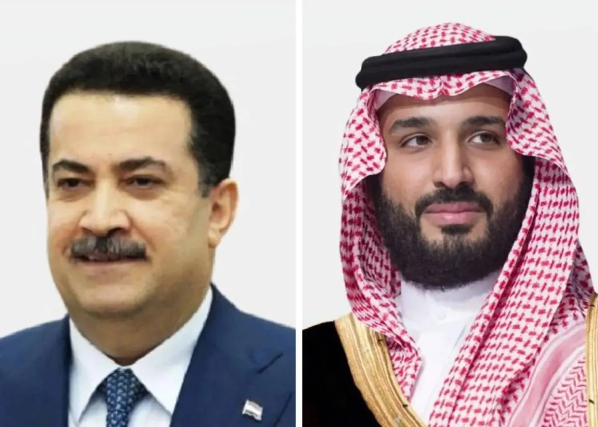 ولي العهد السعودي ورئيس الوزراء العراقي يبحثان حلول الأزمات الإقليمية