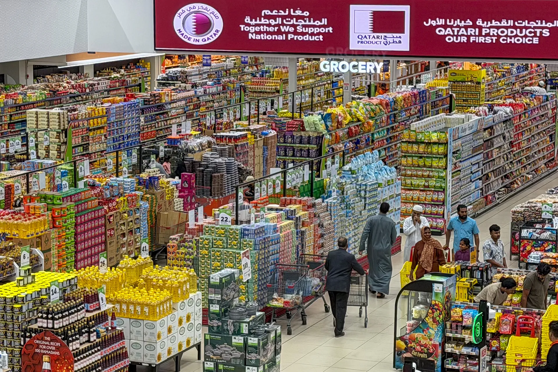 هدوء في أسواق قطر: مخزون استراتيجي يواجه التوترات الإقليمية