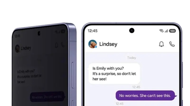 سامسونغ تشعل المنافسة بتقنية شاشة الخصوصية في هواتف اندرويد
