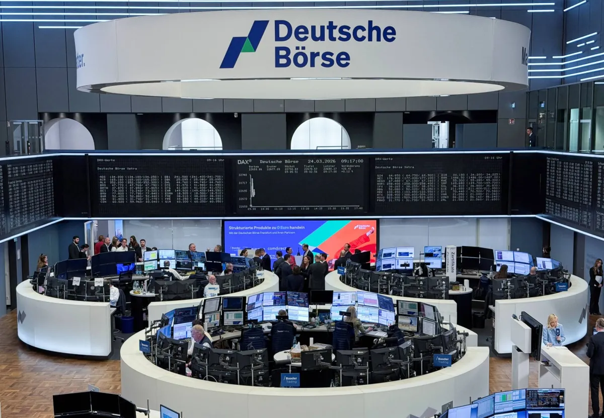 الاسهم الاوروبية تتراجع وسط مخاوف رفع الفائدة وتضاؤل الامل بالتهدئة