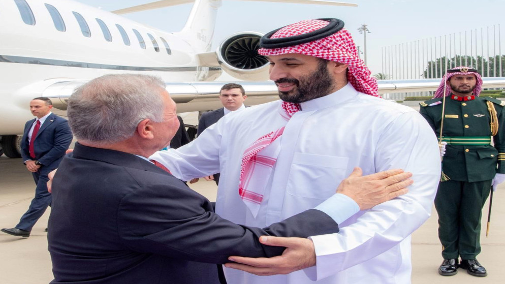ولي العهد السعودي يستقبل العاهل الاردني في جدة