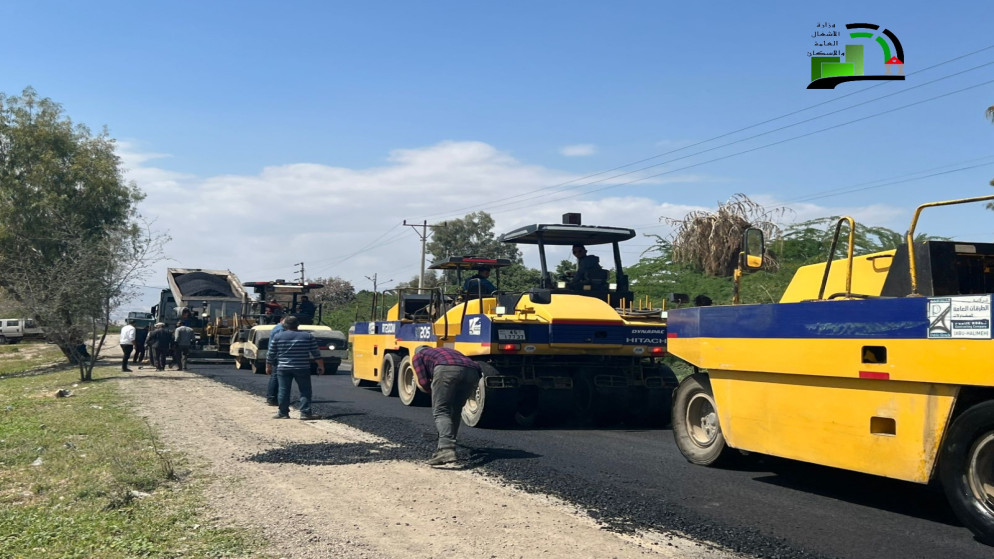 تحسين طريق السكنة الشونة الكرامة بتكلفة 180 الف دينار
