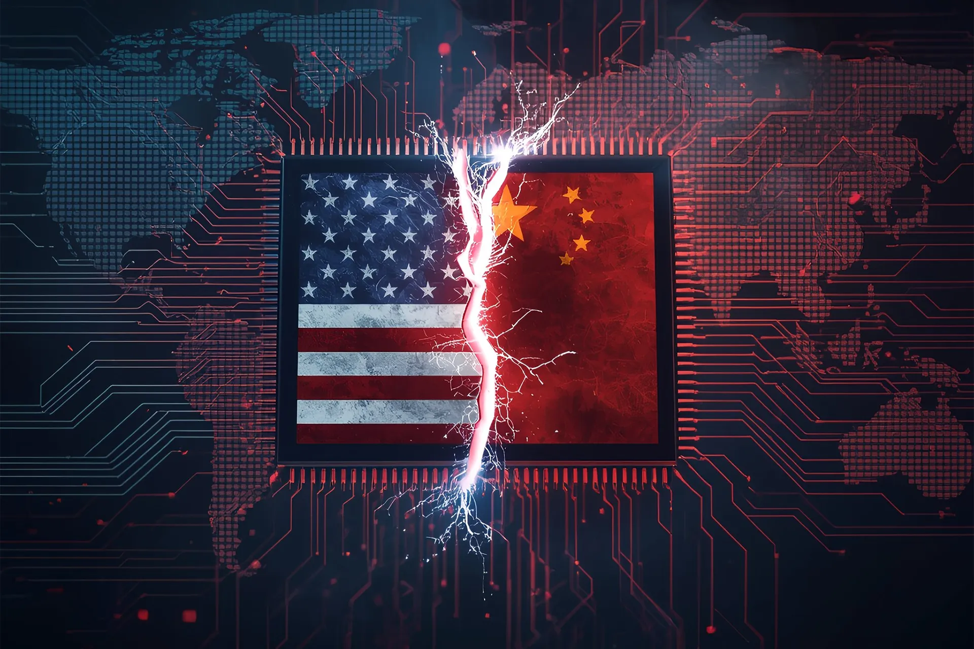 قانون أمريكي جديد يهدد بخنق صناعة الرقائق الصينية