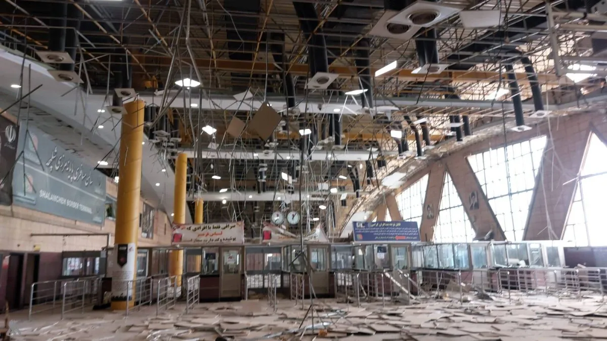 ضربة جوية تعطل منفذ الشلامجة وتصاعد التوترات بين العراق وإيران