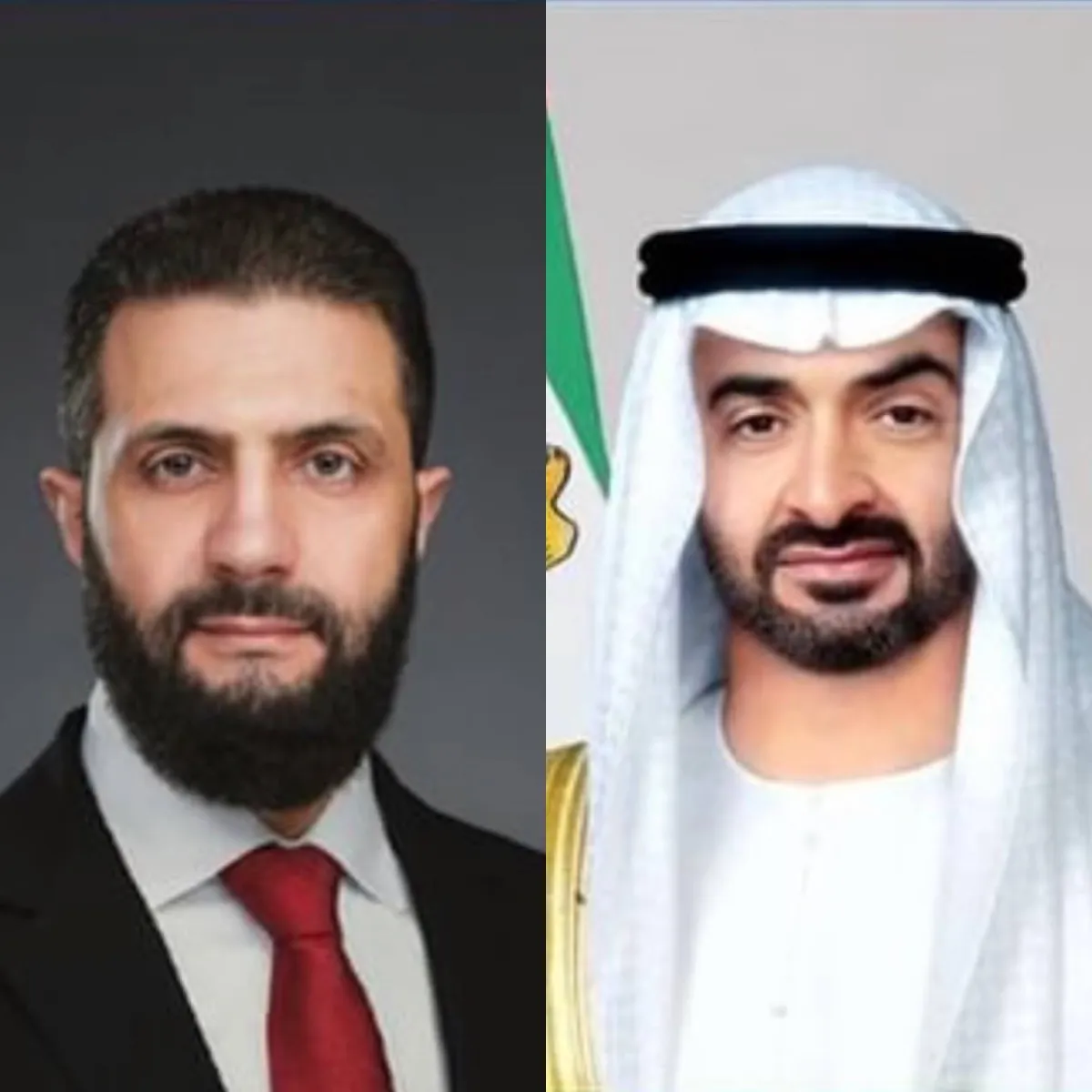 محمد بن زايد يبحث مع الرئيس السوري تعزيز العلاقات وتطورات المنطقة