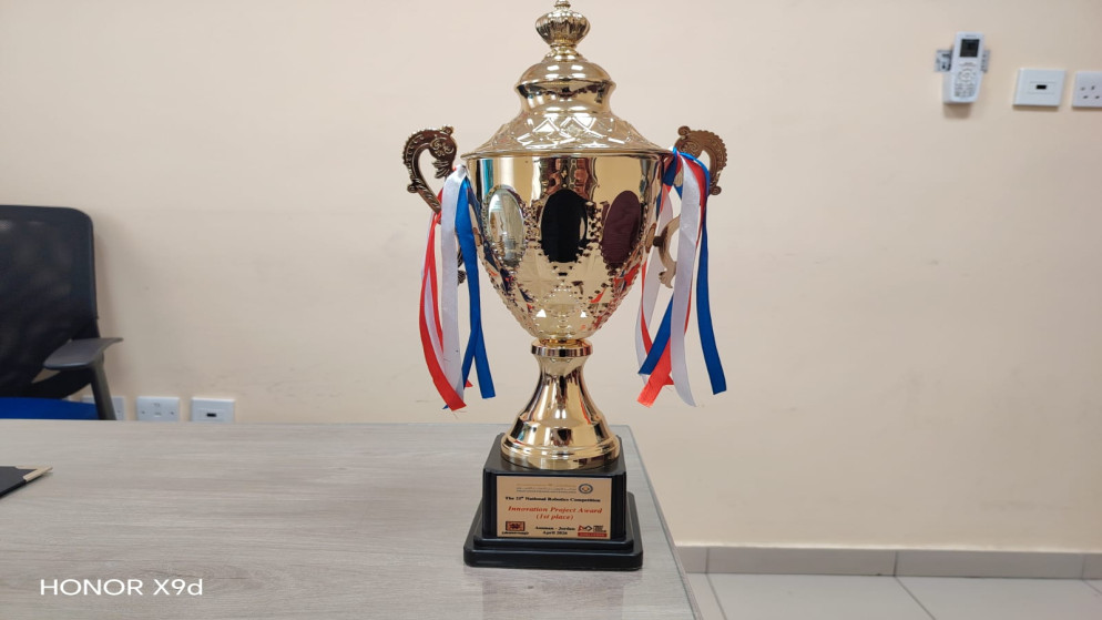 جرش تتالق: مدرسة ظهر السرو تحصد ذهب الروبوت بابتكار لمعالجة التصدعات الاثرية