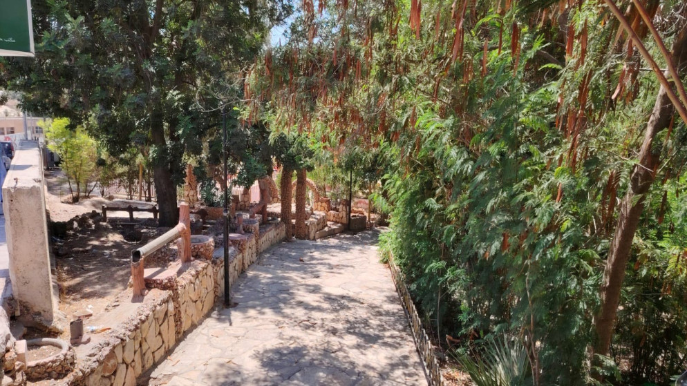 جرش تغلق متنزه البلدية لاجل التطوير