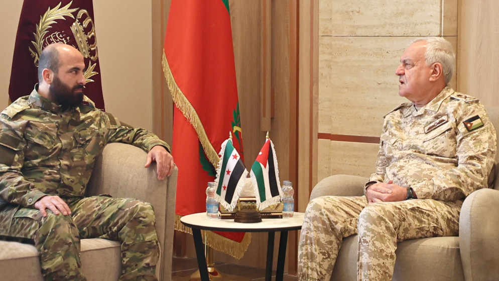 الاردن وسوريا تبحثان تعزيز التعاون العسكري المشترك