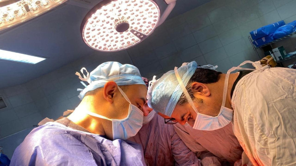 نجاح طبي نوعي: استئصال ورم ضخم يزن 22 كيلوغراما في اربد