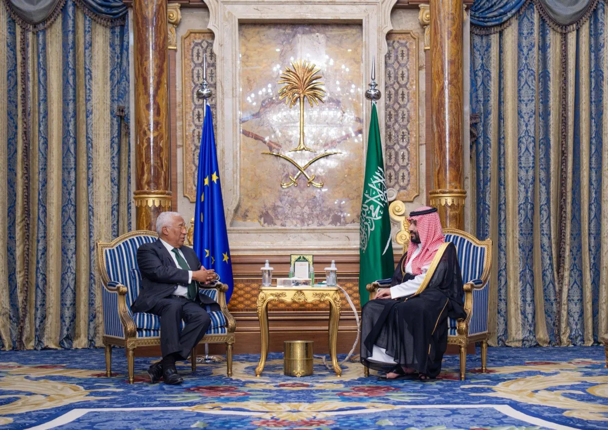 ولي العهد السعودي يبحث التعاون مع رئيس المجلس الاوروبي في جدة