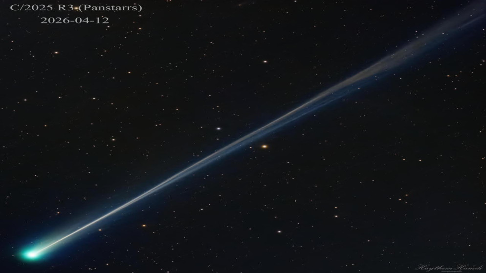 صورة فلكية اردنية تخطف انظار ناسا للمذنب بان ستارز