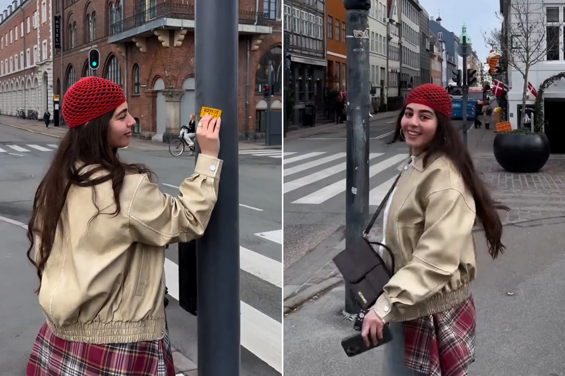 مايان السيد تشعل السوشيال ميديا بموقف داعم لفلسطين من كوبنهاغن