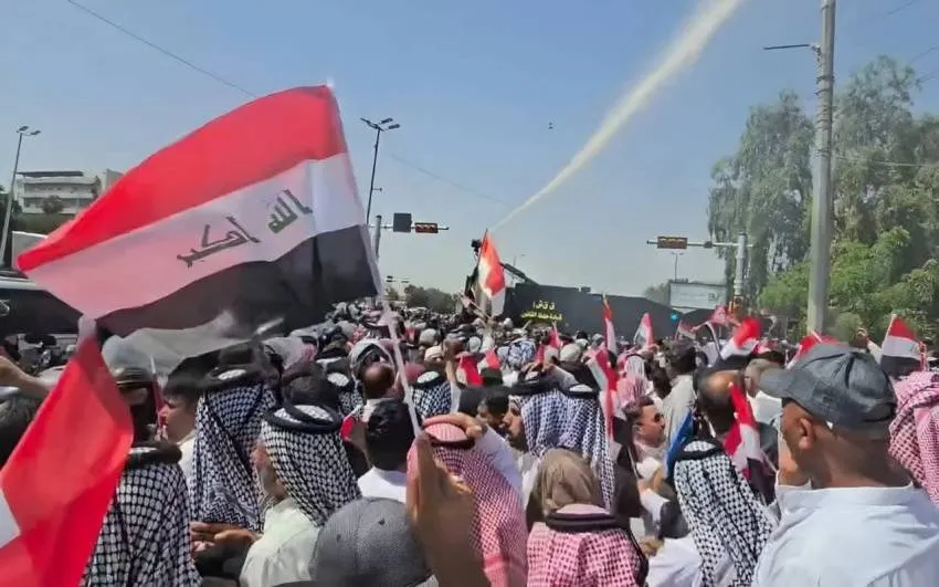 احتجاجات الفلاحين تهز بغداد للمطالبة بمستحقات الحنطة المتأخرة