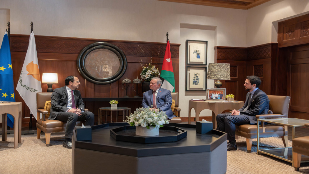الرئيس القبرصي يثمن دور الاردن الاستراتيجي في تعزيز الاستقرار الاقليمي