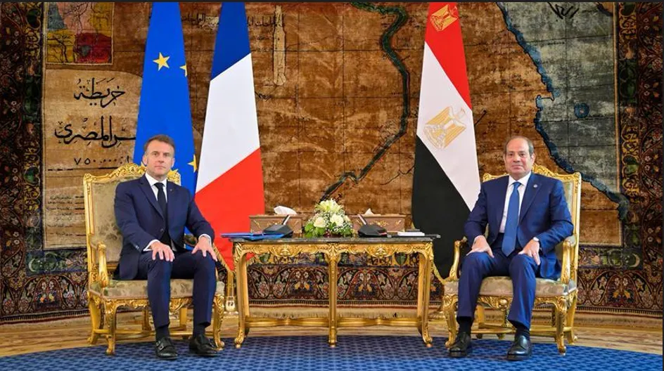 ماكرون والسيسي يعززان الشراكة الاستراتيجية في مصر مع التركيز على افريقيا