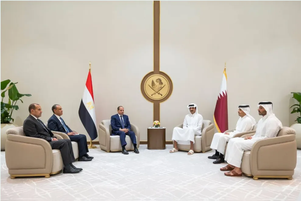 مصر وقطر تدعمان الحوار الامريكي الايراني لخفض التوتر بالمنطقة
