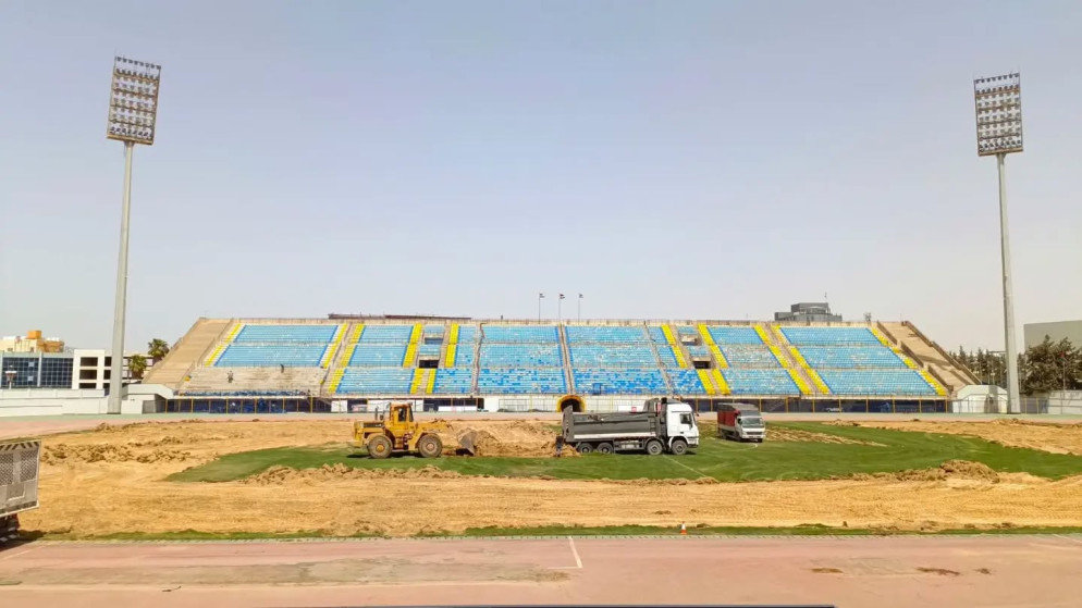 بدء تاهيل ملعب الحسن باربد بتكلفة تتجاوز 450 الف دينار