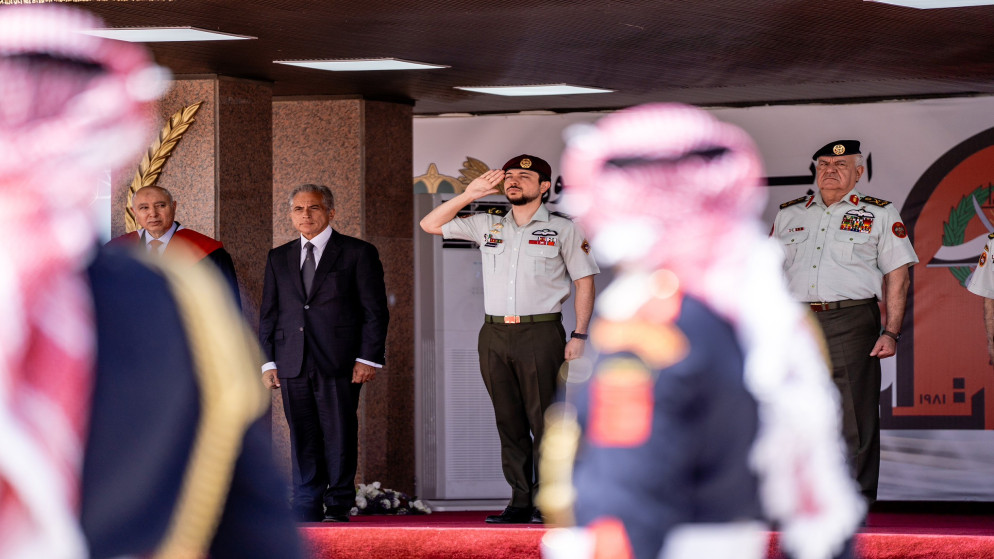 ولي العهد يرعى تخريج الفوج الـ34 من الجناح العسكري في مؤتة