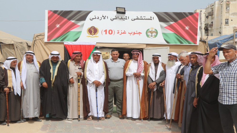 وجهاء غزة يشيدون بالدور الاردني في دعم القطاع الصحي