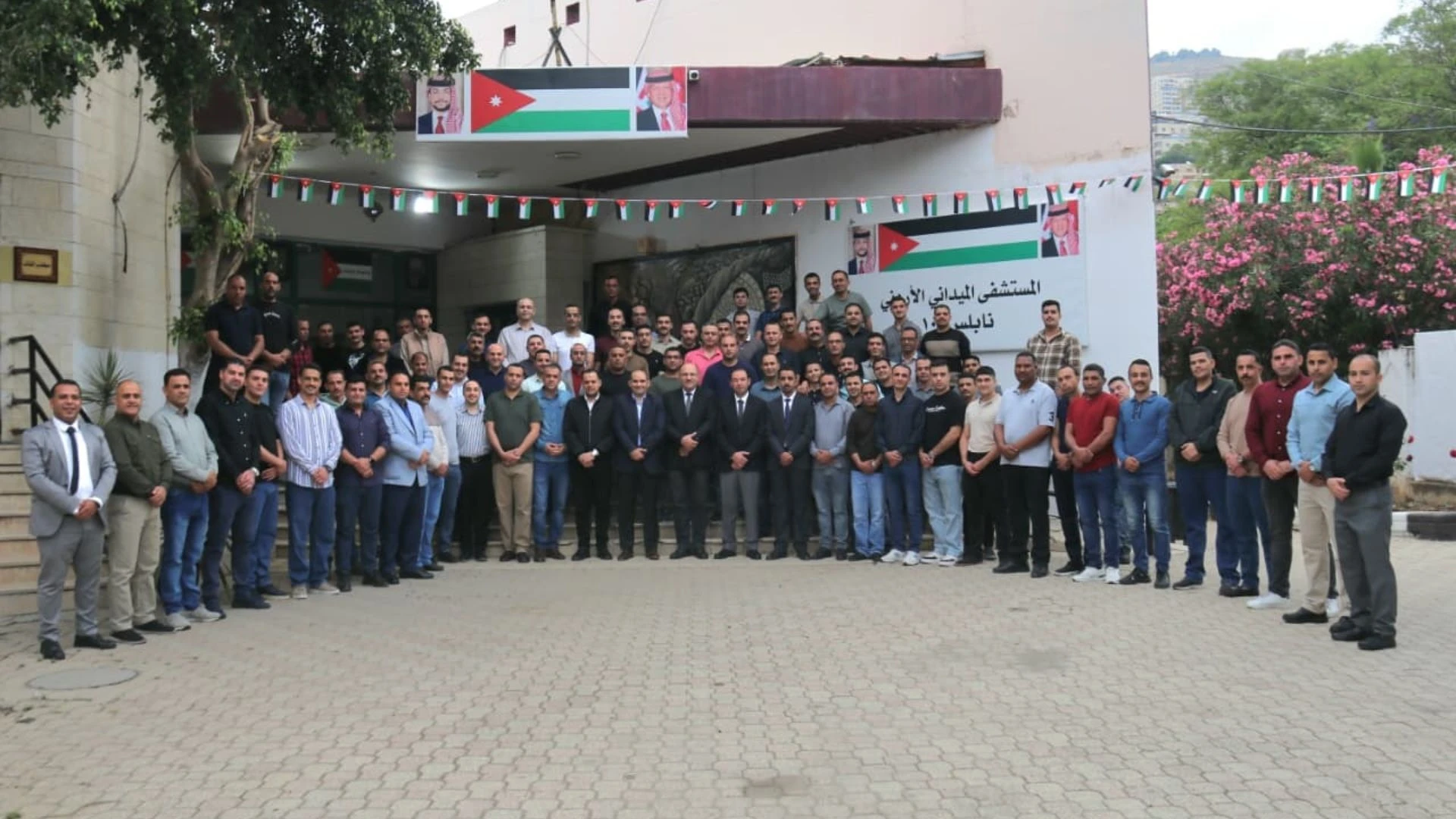 المستشفى الميداني الاردني في نابلس يحتفل بعيد الاضحى بتجسيد قيم التضحية