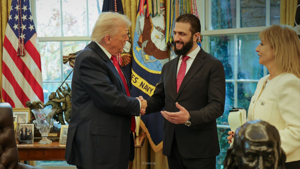 الشرع وترامب يبحثان دعم الاقتصاد السوري وسبل التعاون