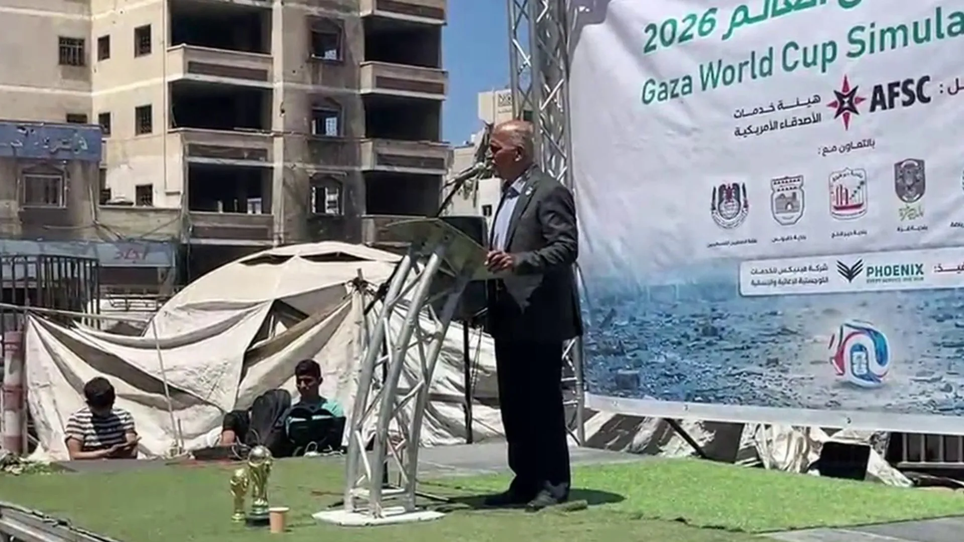 غزة تطلق مبادرة رياضية تبرز تحديات القطاع أمام كأس العالم
