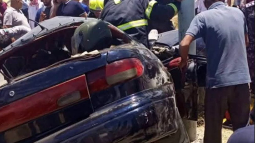 حادث مروع يودي بحياة شخص ويصيب ستة آخرين في الكرك
