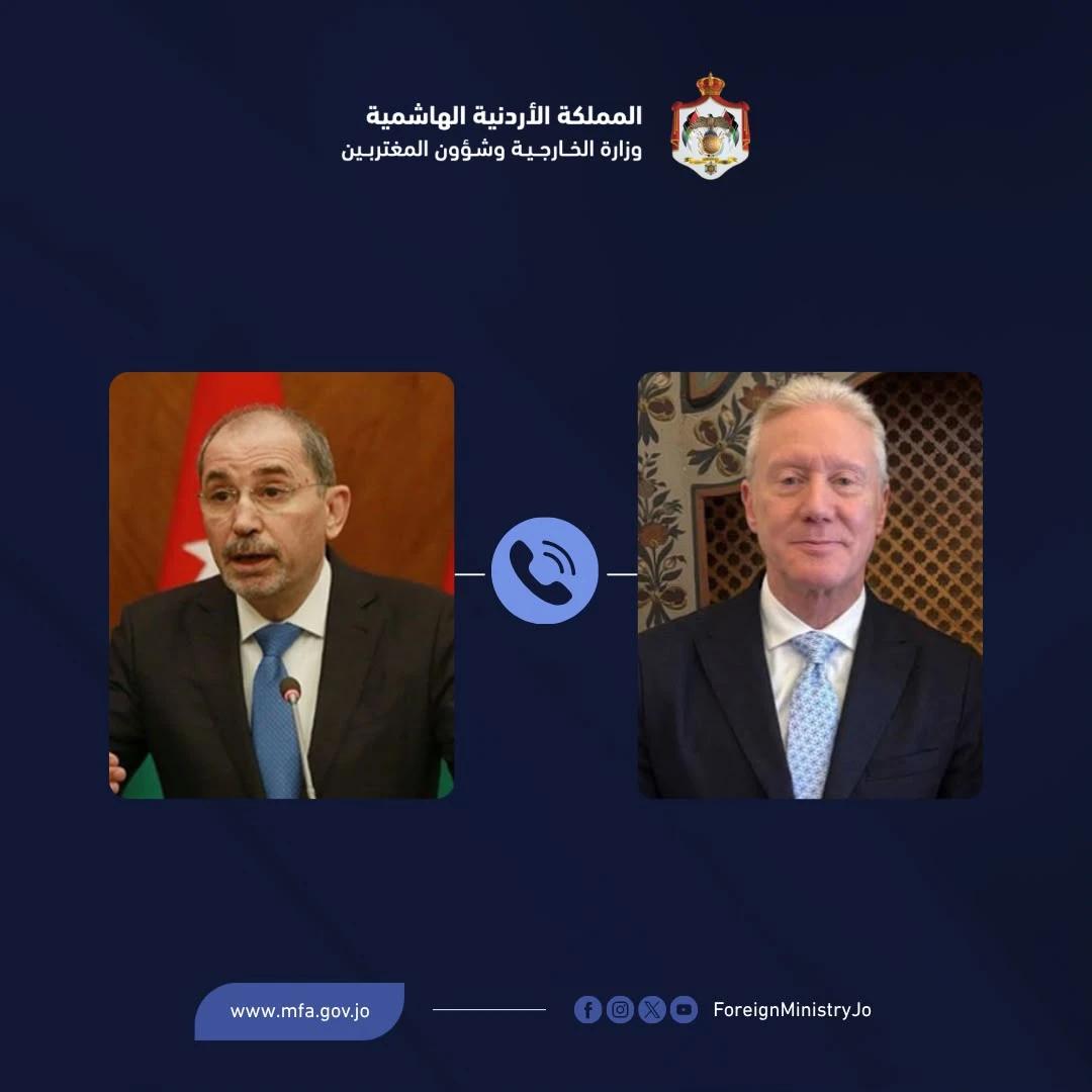 الأردن يؤكد دعمه لاستقرار لبنان عبر اتصال مع وزير الخارجية اللبناني
