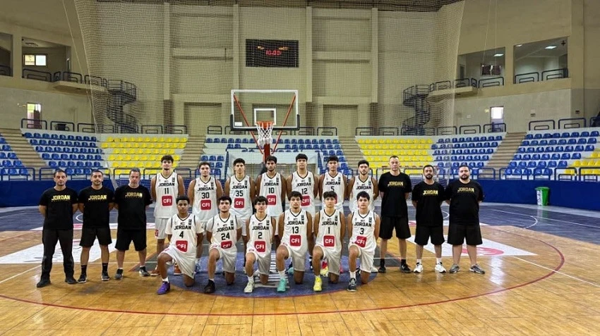 المنتخب الوطني للناشئين في سلة الأردن يحقق فوزاً ودياً في القاهرة