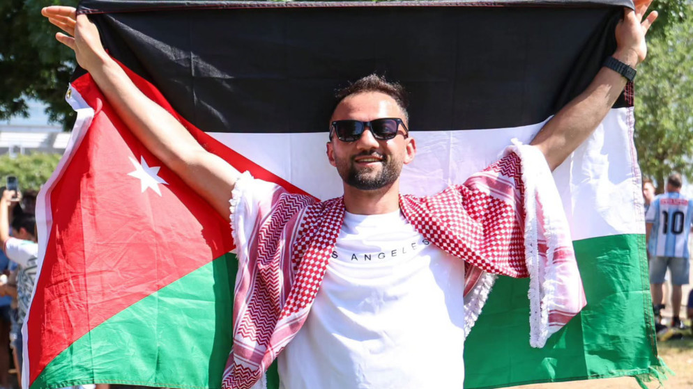 جماهير النشامى تتوافد لمساندة المنتخب في مواجهة الأرجنتين