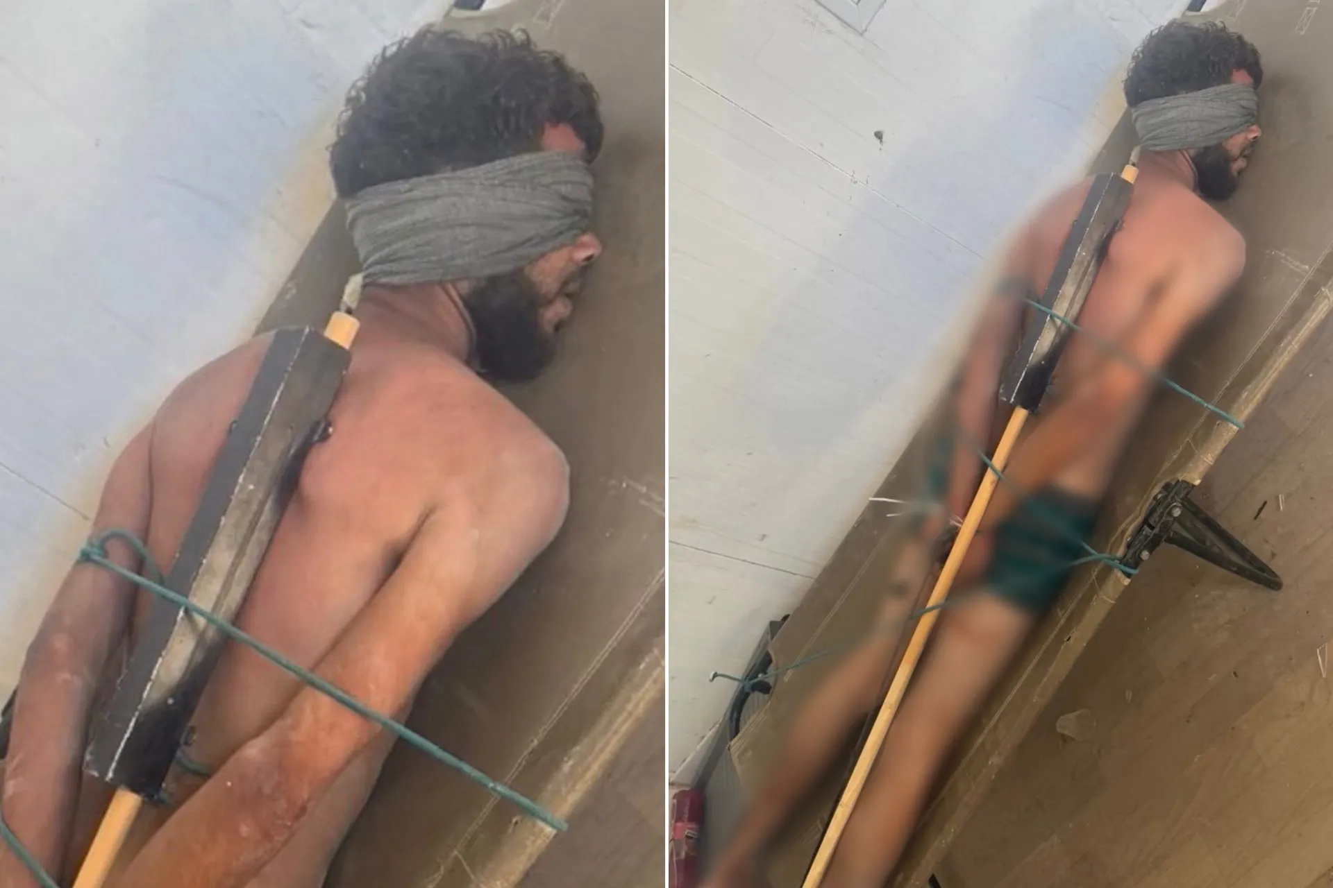 صورة مؤلمة تكشف معاناة الأسرى الفلسطينيين تحت الاحتلال