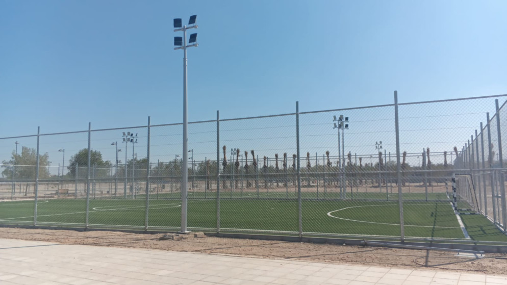تطوير كورنيش البحر الميت بملاعب رياضية جديدة