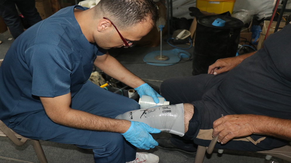 استعادة الأمل: عيادة الأطراف الصناعية تدعم المصابين في غزة