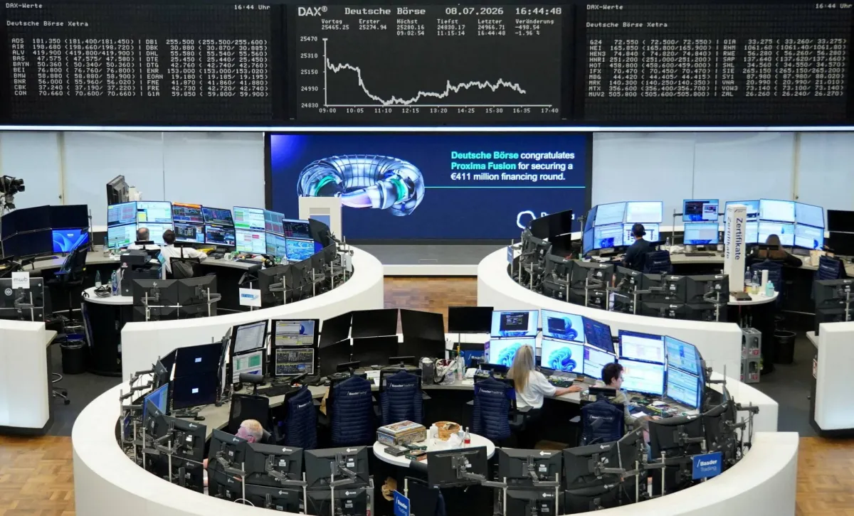 أسواق أوروبا تتراجع بفعل تصاعد التوترات الجيوسياسية