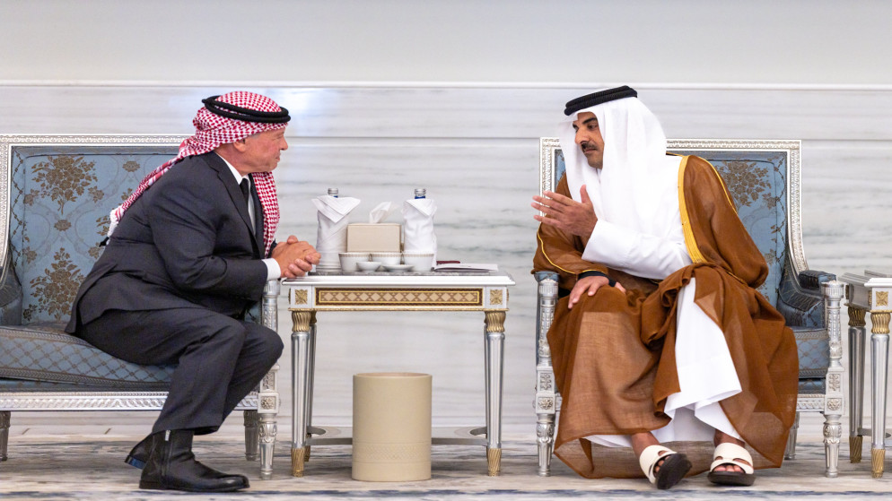 تعزية ملكية للأمير تميم في وفاة الشيخ حمد بن خليفة