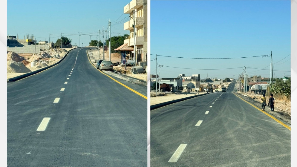 تطوير الطريق الملوكي في مأدبا يعزز الحركة المرورية