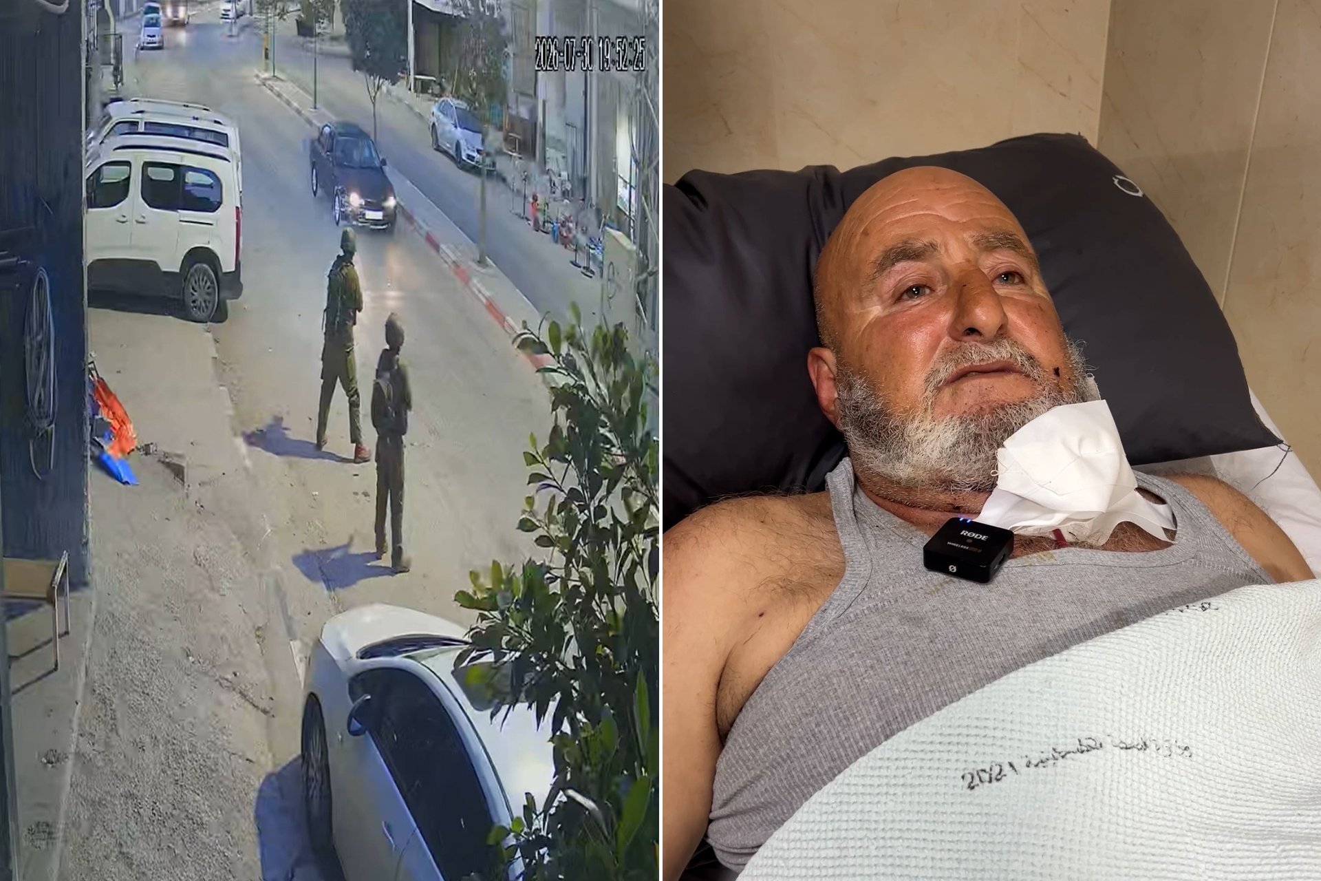 شهادة حية توثق فبركة جيش الاحتلال لمحاولة اغتيال مسن فلسطيني بنابلس