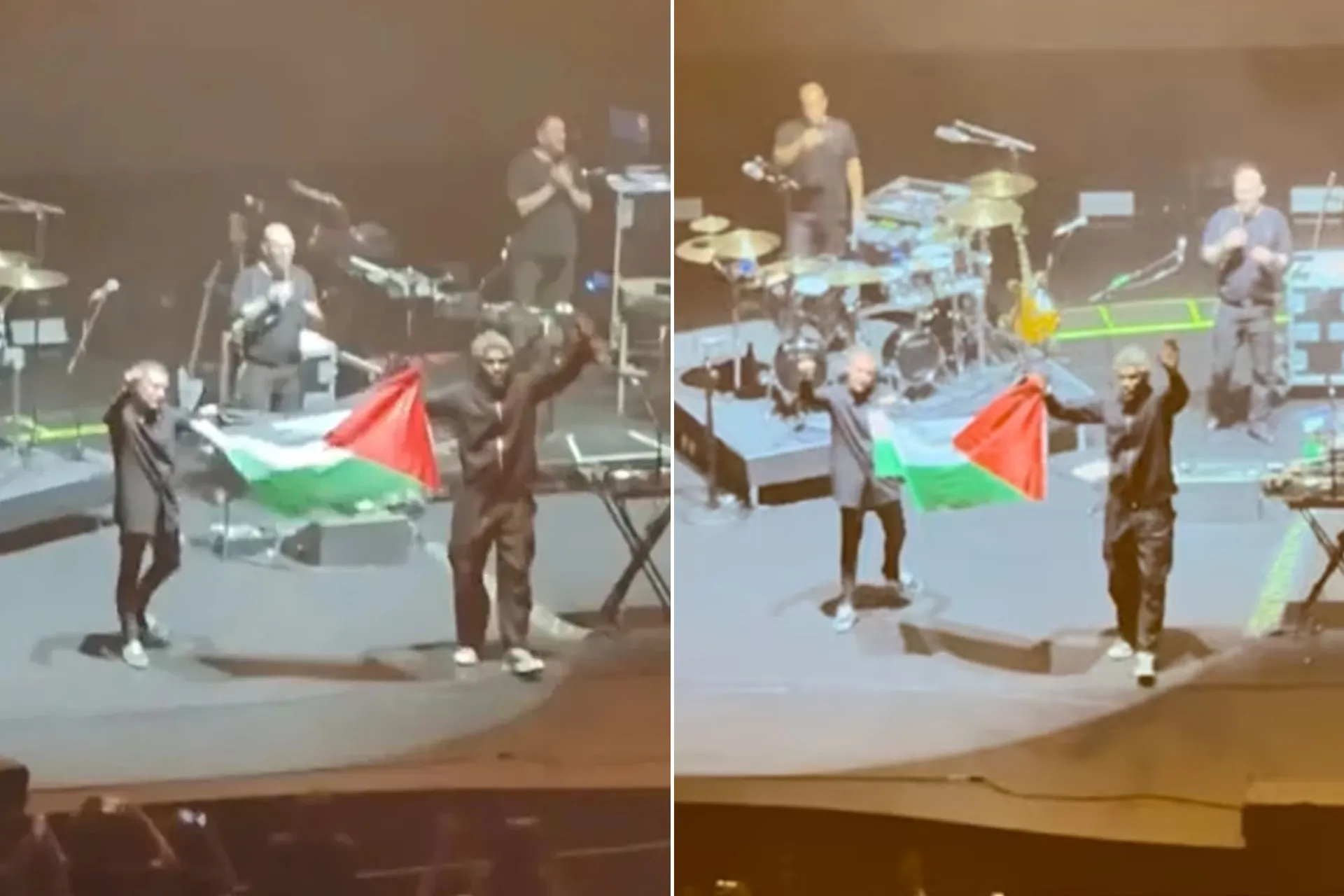 تحقيق رسمي في سنغافورة بسبب علم فلسطين خلال حفل فرقة بريطانية