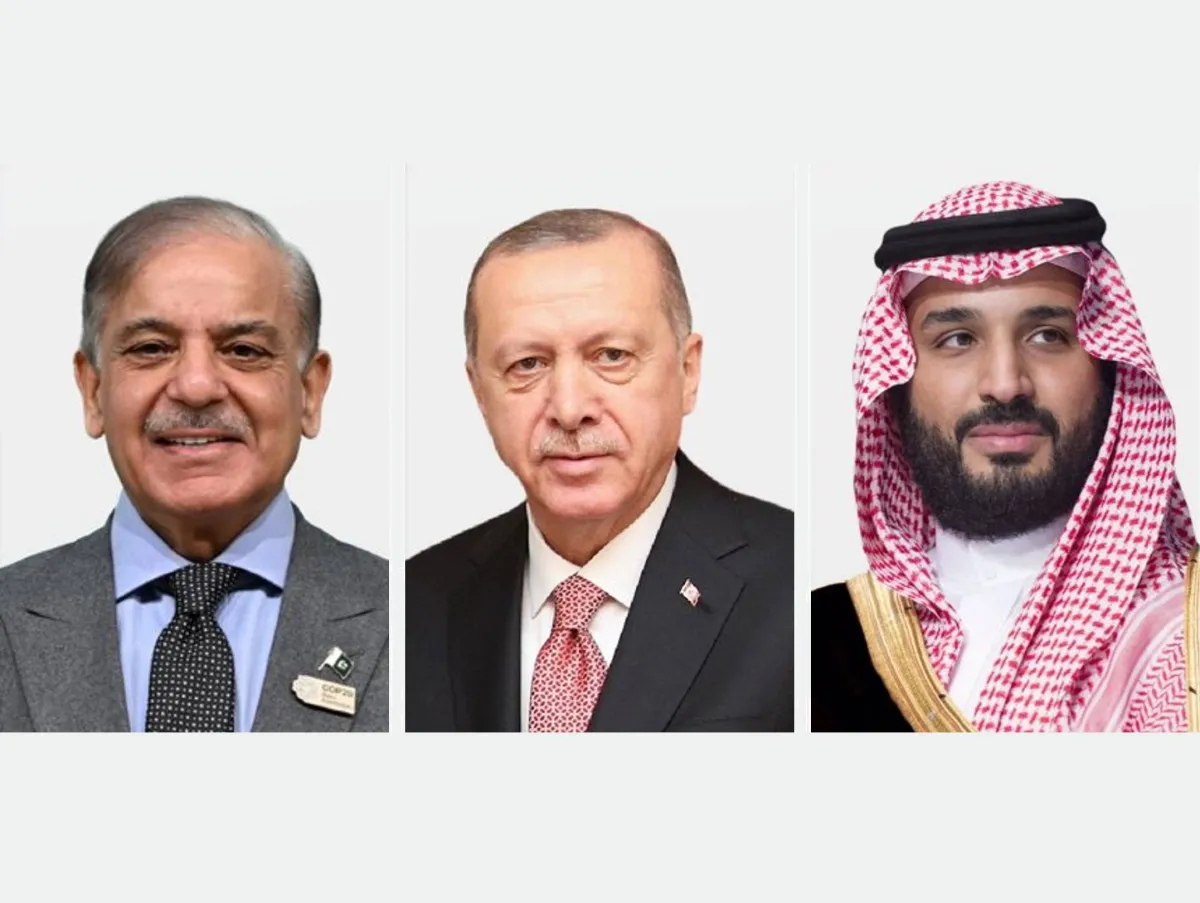 قمة جدة الثلاثية تجمع محمد بن سلمان واردوغان وشهباز شريف لتعزيز الشراكات الاستراتيجية