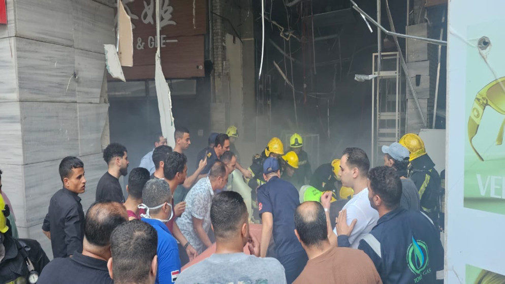 فاجعة داخل مول بالتجمع الخامس اثر انفجار اسطوانة غاز