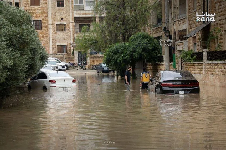حالة استنفار في سوريا بسبب تقلبات الطقس وخطر فيضان نهر الفرات
