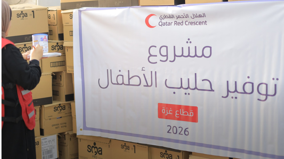 مبادرة اغاثية مشتركة لدعم الاسر النازحة في قطاع غزة بسلال غذائية